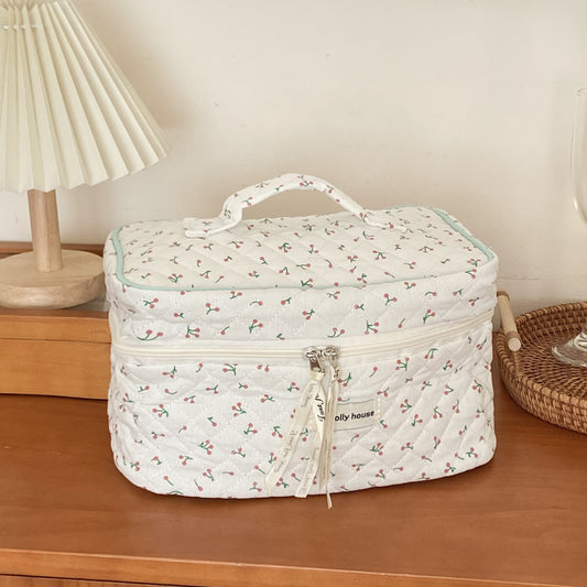 Makeup Cute Large Capacity Portable Cotton Cosmetic Bags