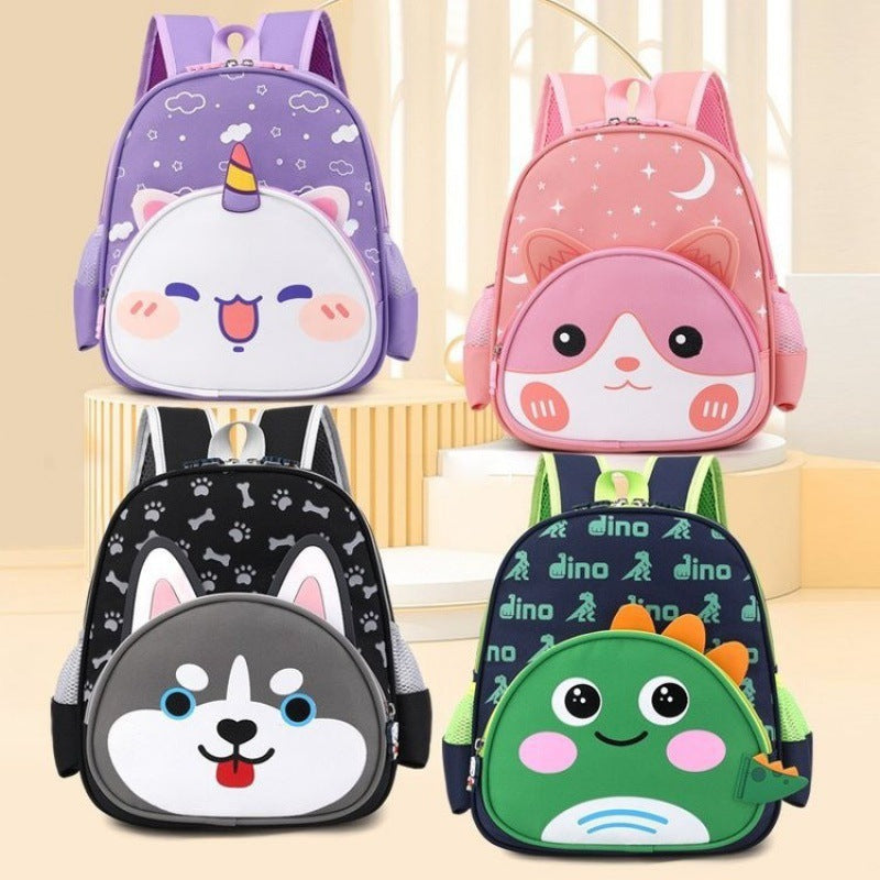 Boys Cartoon Cute Dinosaur Female Super Kindergarten School Bags