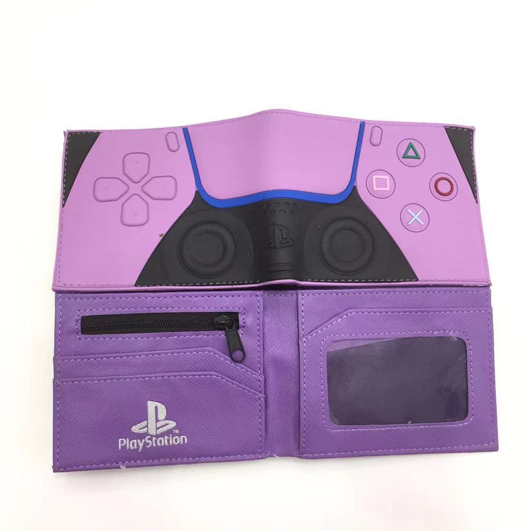 Game Console Pattern Control Button Short Ladies Wallets