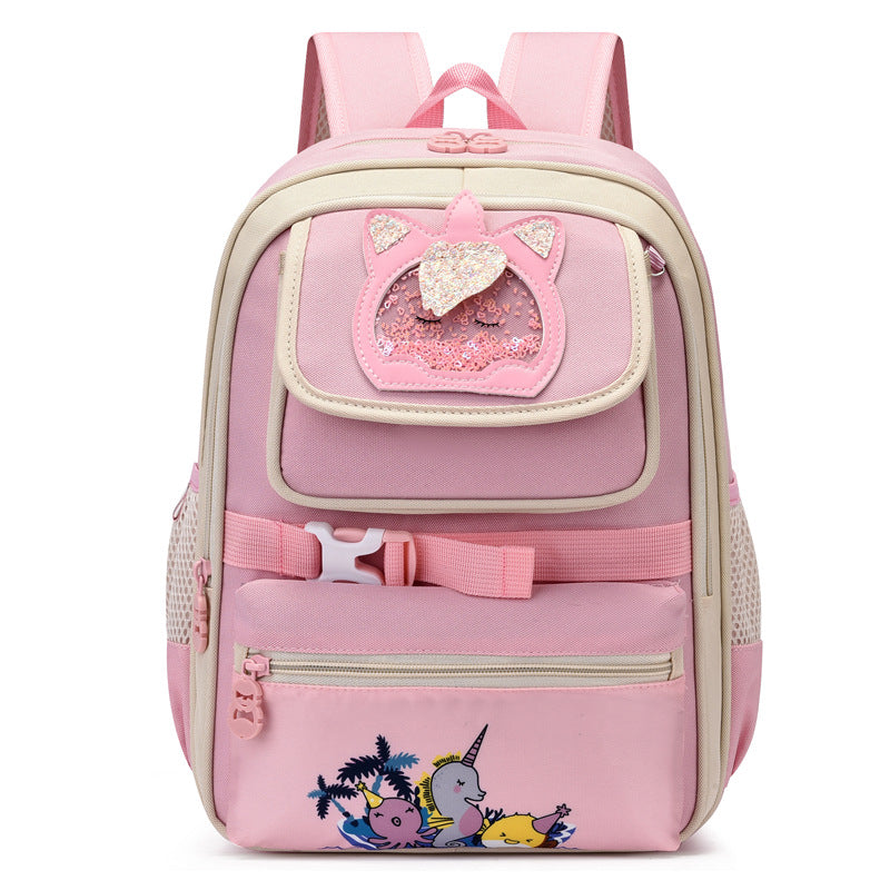 Children's First-class Cute Cartoon Burden Relief Spine Kindergarten School Bags