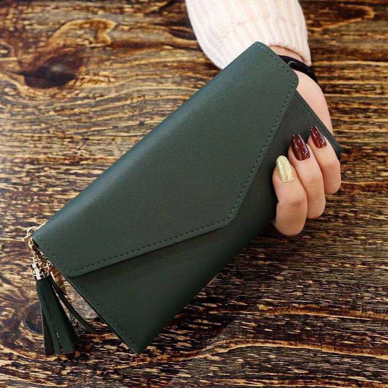 Women's Large Capacity Mobile Korean Style Soft Ladies Wallets