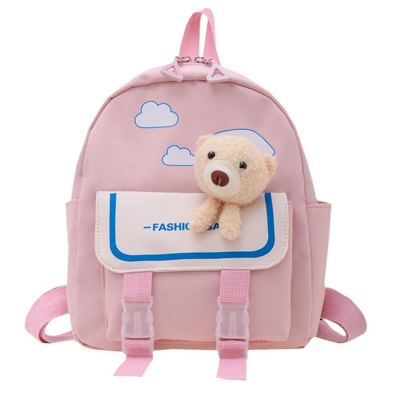 Children's Cartoon Doll Bear Large Capacity Lightweight Children's Backpacks