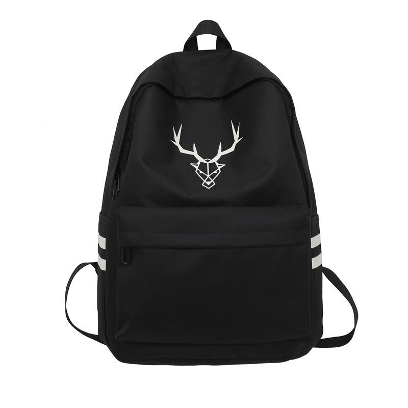 Men's Luminous High-grade Junior High Campus Fashion Backpacks