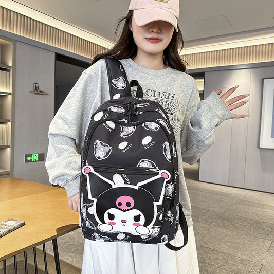 Cartoon Printed Primary Junior High Female Children's Backpacks