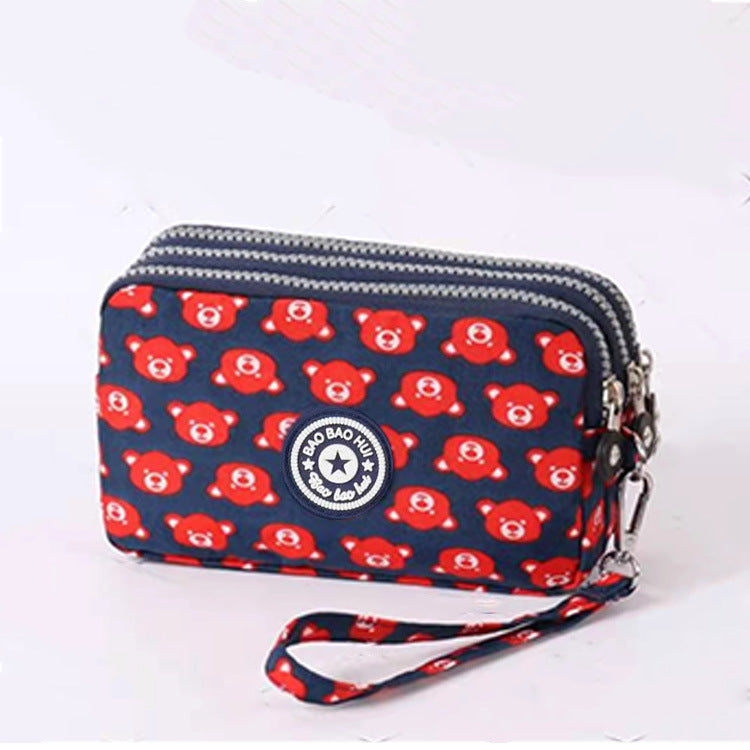 Mobile Female Large Capacity Clutch Fashion Coin Purses