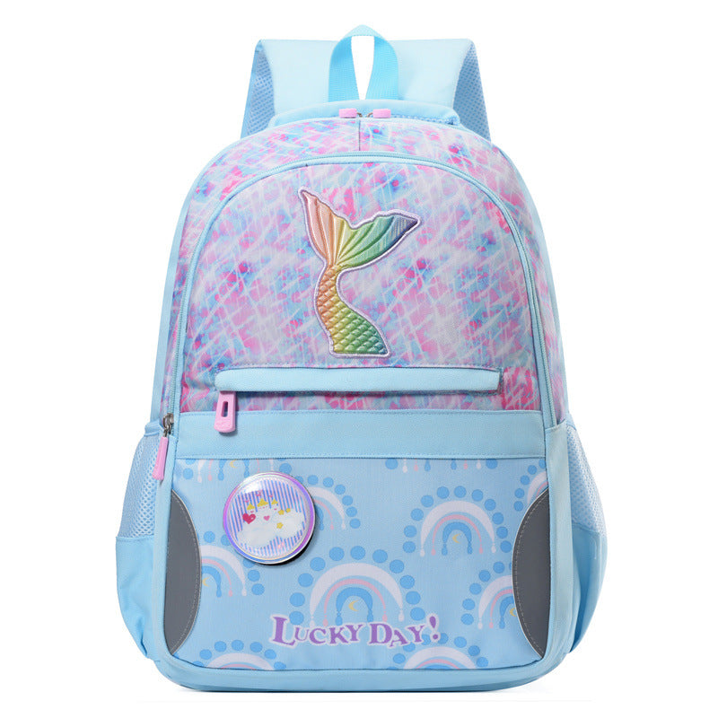 Grade Cartoon Large Capacity Burden Reduction Elementary School Students' Schoolbags