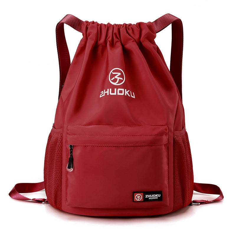 Large Capacity Oxford Cloth Drawstring Rope Backpacks