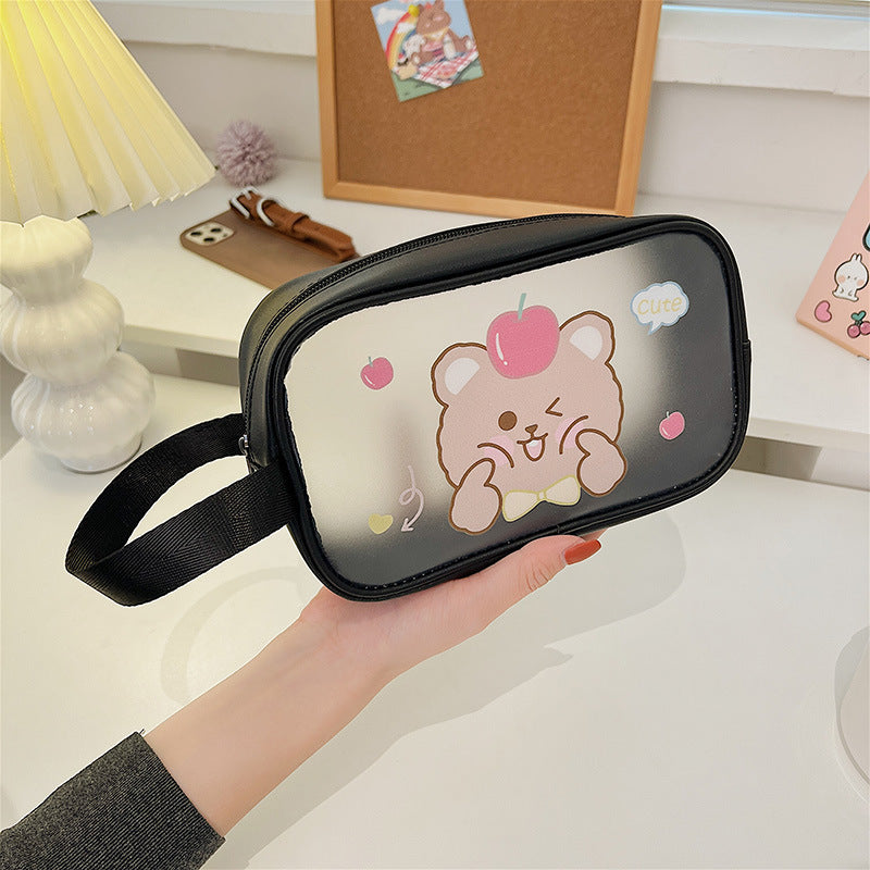 Cartoon Transparent Wash Good-looking Cute Trumpet Bags