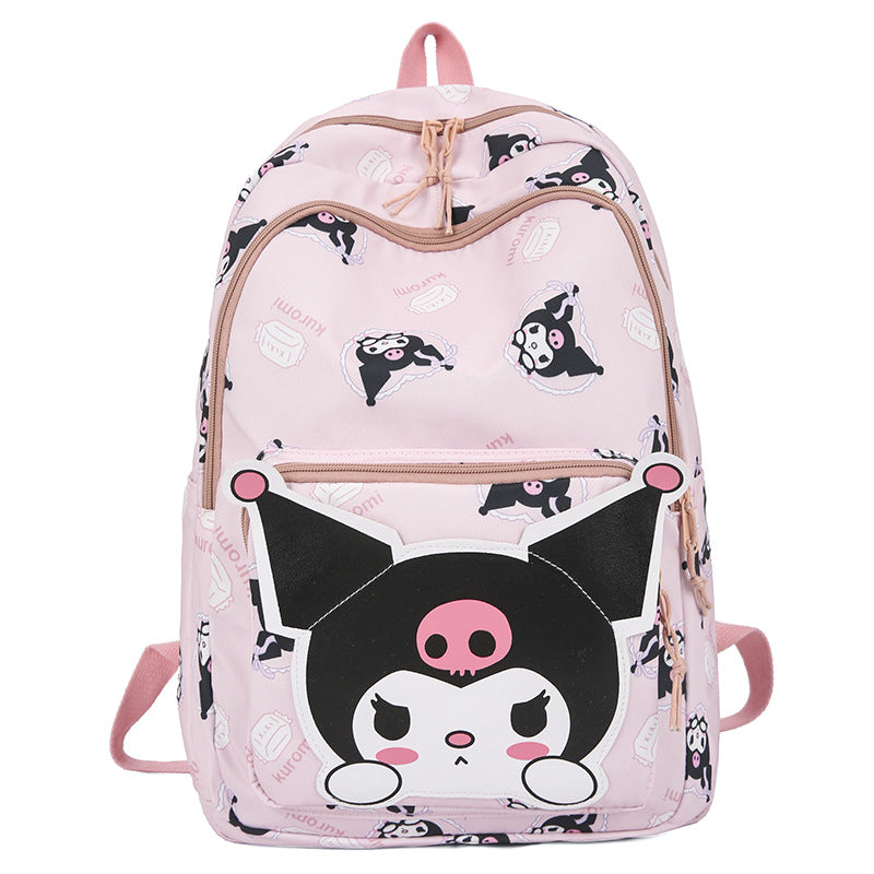 Cartoon Printed Primary Junior High Female Children's Backpacks