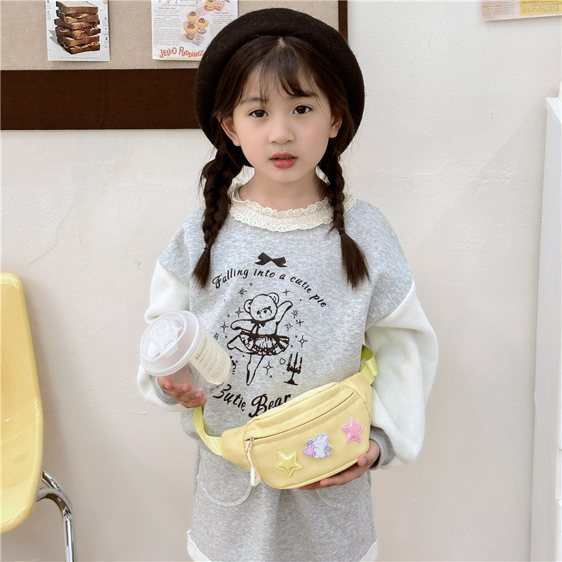 Children's Cartoon Cute Five-pointed Star Candy Color Shoulder Bags