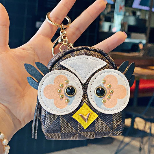 New Glamorous Versatile Cool Owl Headset Coin Purses