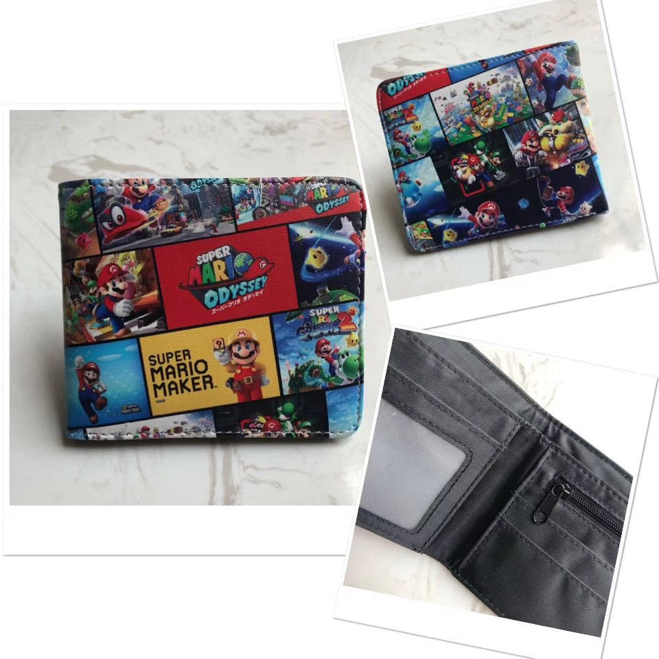 Super Mary Game Anime Peripheral Mario Coin Purses