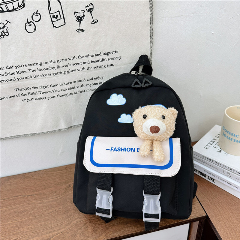 Children's Cartoon Doll Bear Large Capacity Lightweight Children's Backpacks