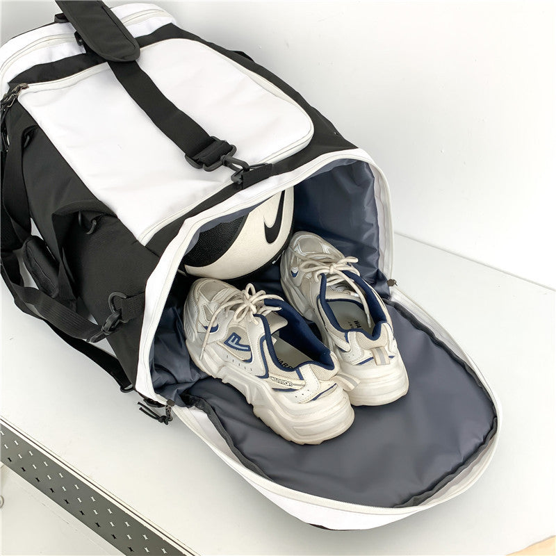 Trendy Large Capacity Basketball Short Business Trip Dry Wet Travel Bags