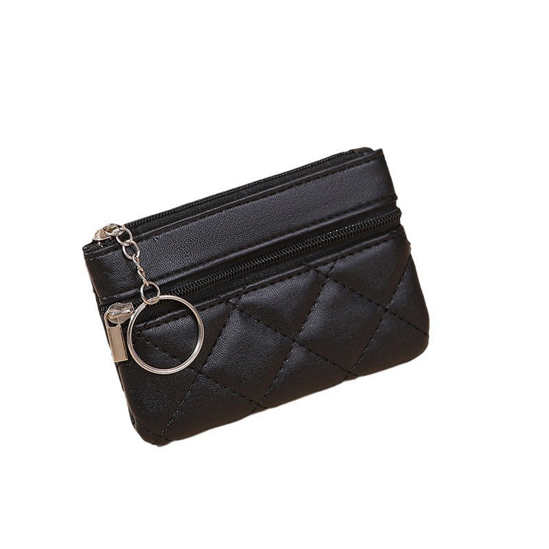 Women's Double Circle Short Clutch Fashion Diamond Purses