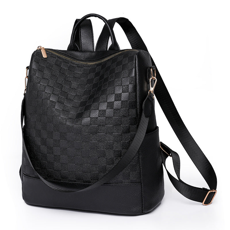 Women's Korean Style Fashion Soft Leather Lightweight Backpacks