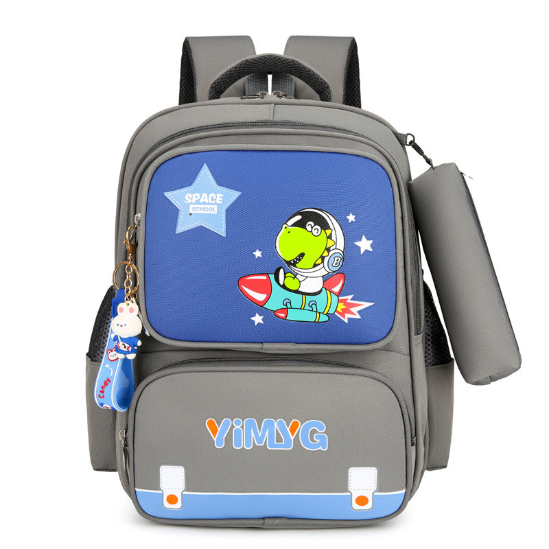 Large Capacity For Primary Cartoon Color Elementary School Students' Schoolbags