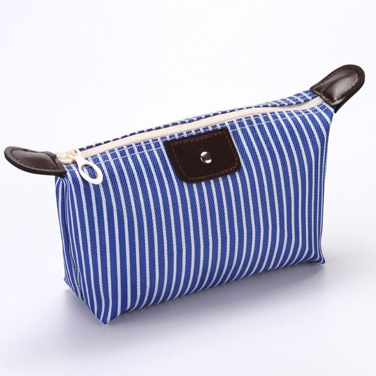 Korean Style Striped Dumplings Dumpling Making Folding Cosmetic Bags