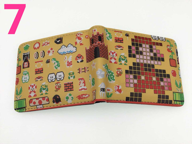 Super Mary Game Anime Peripheral Mario Coin Purses