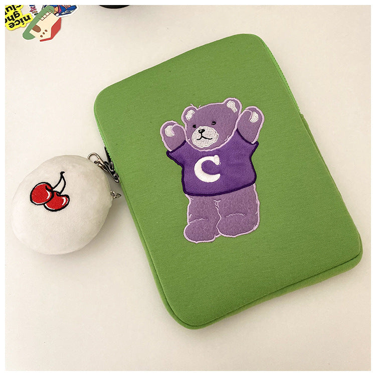 Cute Bear Notebook Inch Liner Of Tablet Bags