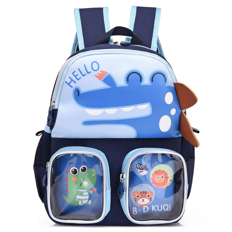 Sacs d'école légers pour enfants avec motif de dinosaure et de licorne pour garçons