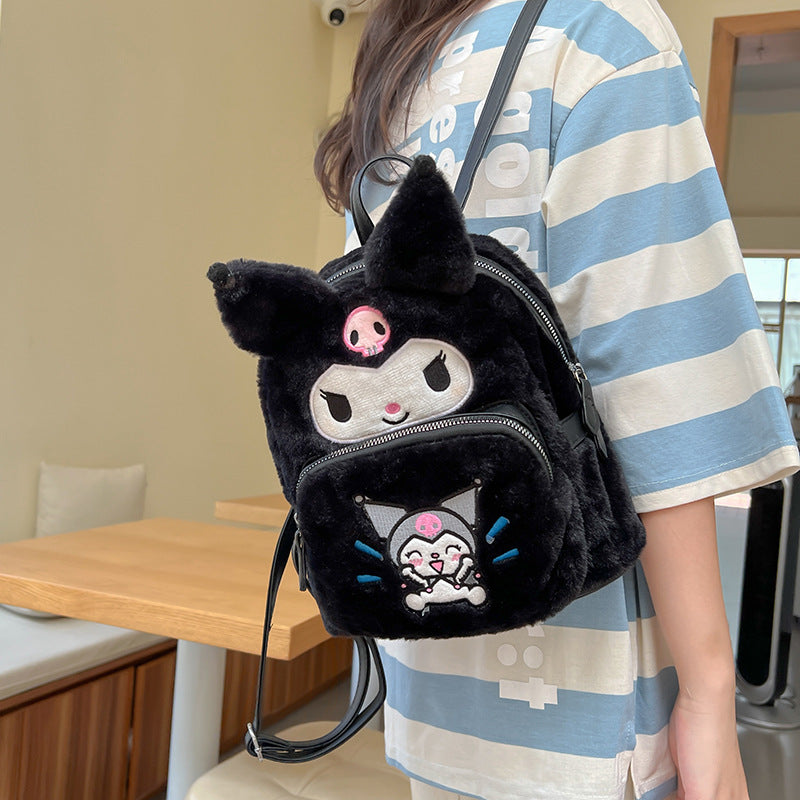 Children's Cute Cartoon Street Mini Sweet Cat Backpacks