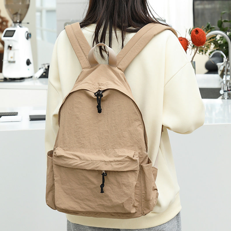 Women's Leisure Artistic Canvas Simple Washed Worn Backpacks