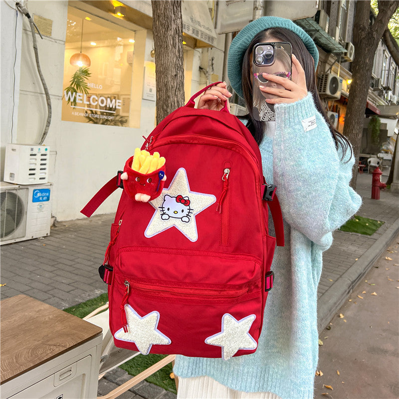 Women's Korean Style Simple High College Middle School Students' Schoolbags