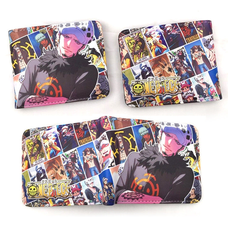 Piece Anime Peripheral Short Trendy Unique Ladies Wallets