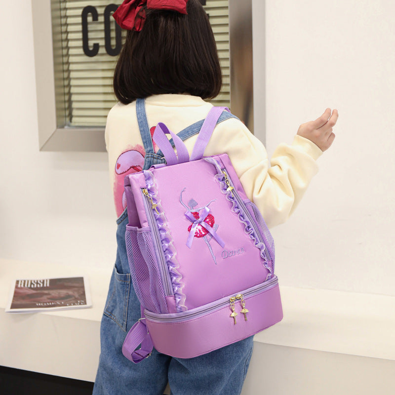 Children's Dance Double Latin Ballet Printable Princess Backpacks