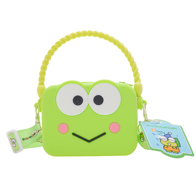 Children's Summer Heart Portable Small Square Cute Children's Coin Purse