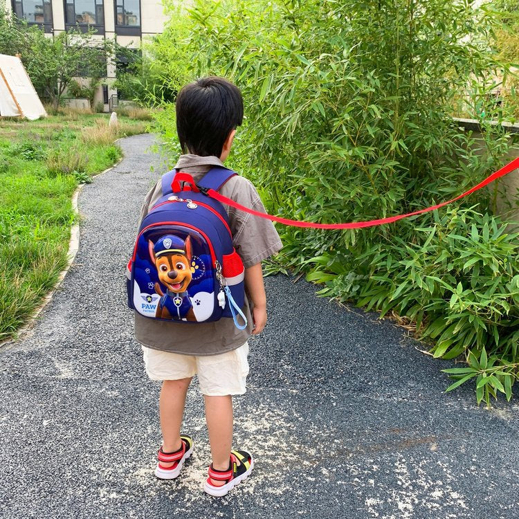 Boys Korean Style Cartoon Big Class Kindergarten School Bags