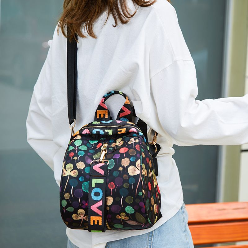 Women's Creative Small Oxford Cloth Nylon Backpacks