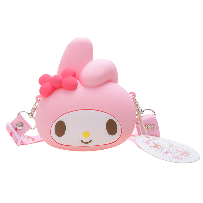 Authorized Big Head Silicone Cute Melody Children's Coin Purse