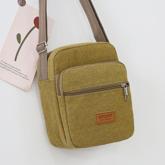 Men's Thickened Canvas Business Unisex Ticket Collection Men's Messenger Bags