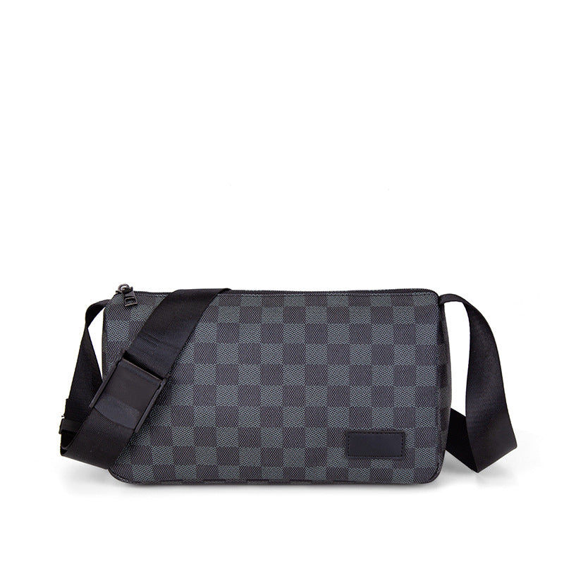 Men's Check Pattern Retro Unisex Neutral Trendy Bags