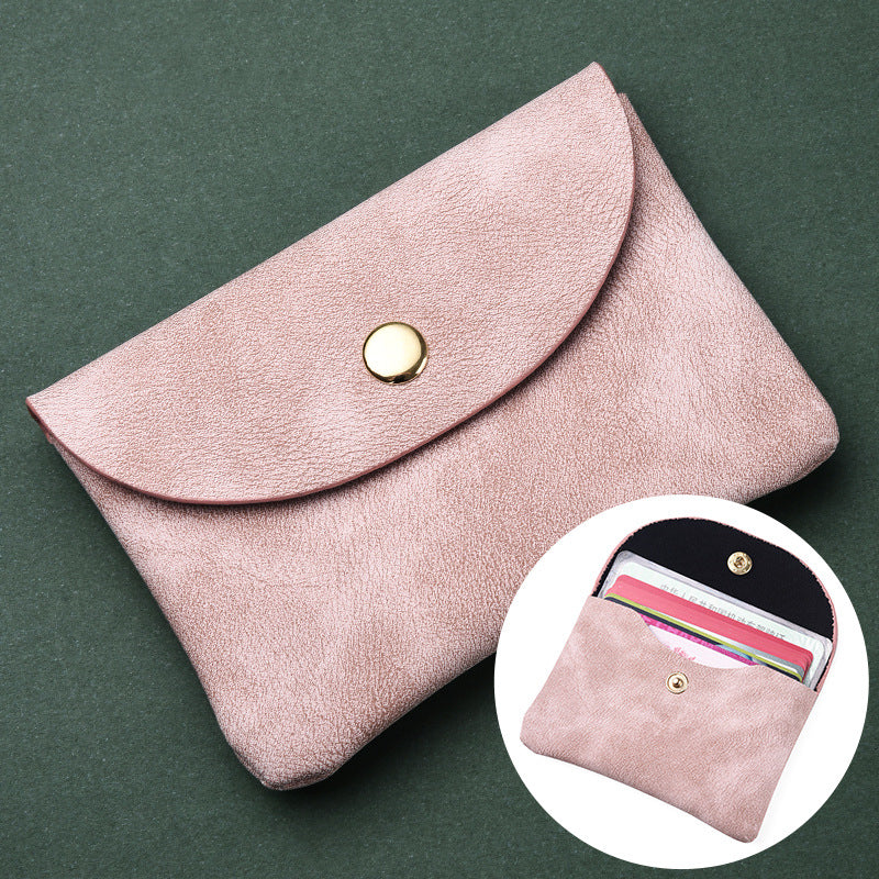 Pochette en cuir souple pour femmes, hommes et petits mini porte-monnaie