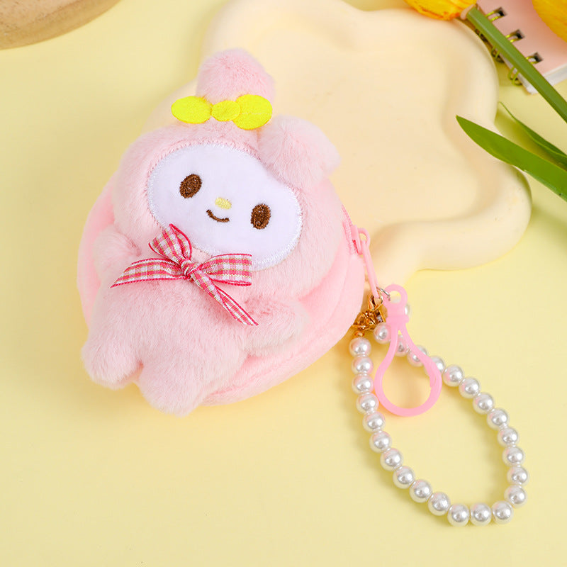 Children's Pendant Plush Creative Mini Clow Storage Coin Purses