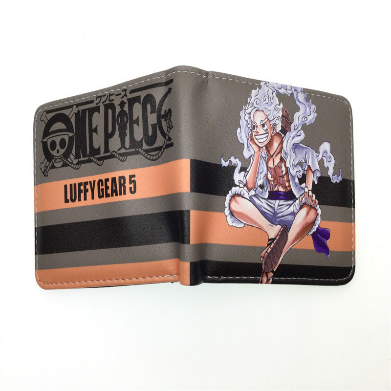 Piece Anime Peripheral Short Trendy Unique Ladies Wallets