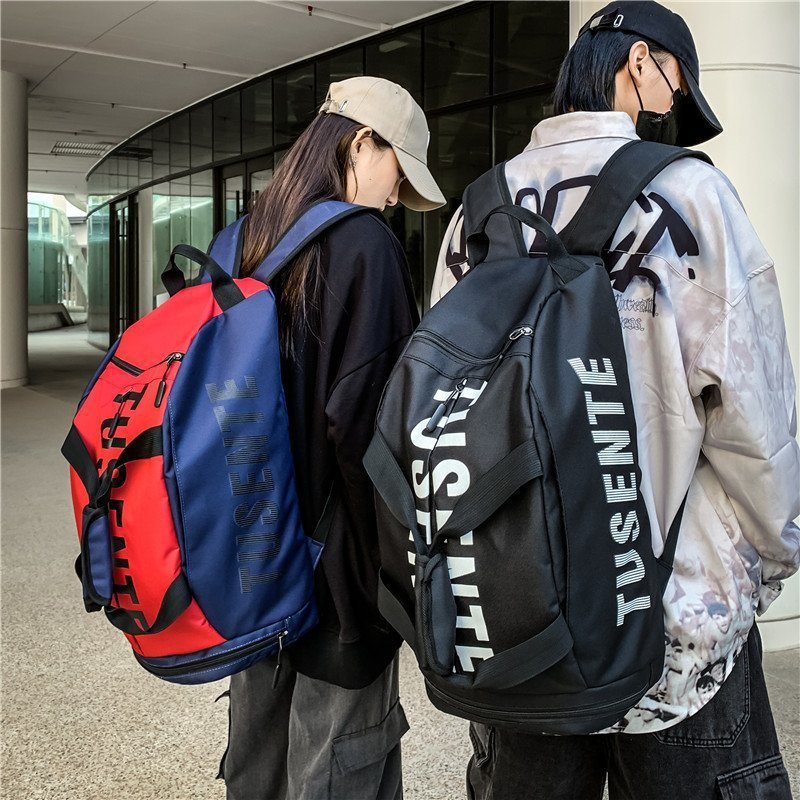 Sacs à dos de sport avec pochette à chaussures indépendante pour couple de grande capacité pour hommes