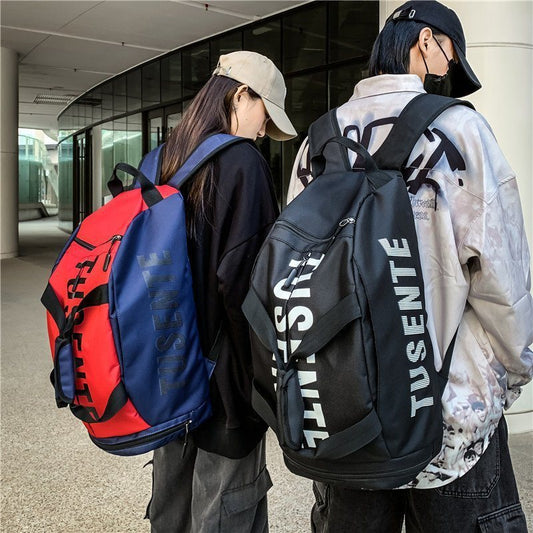 Men's Large Capacity Couple Independent Shoe Pouch Sports Backpacks