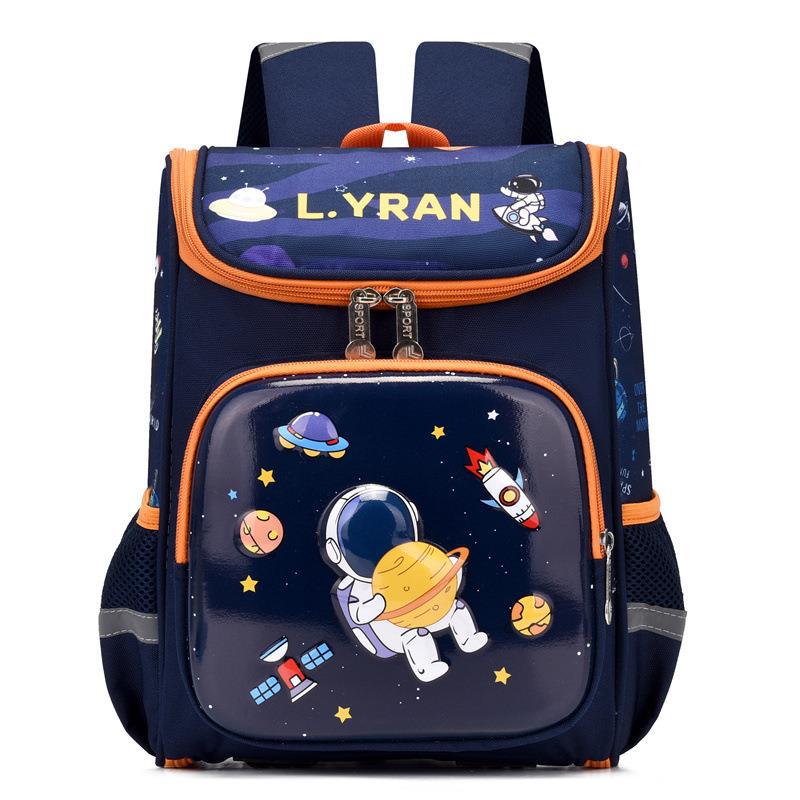 Sacs d'école de maternelle tridimensionnels pour garçons d'astronaute sirène de dessin animé de première classe pour enfants