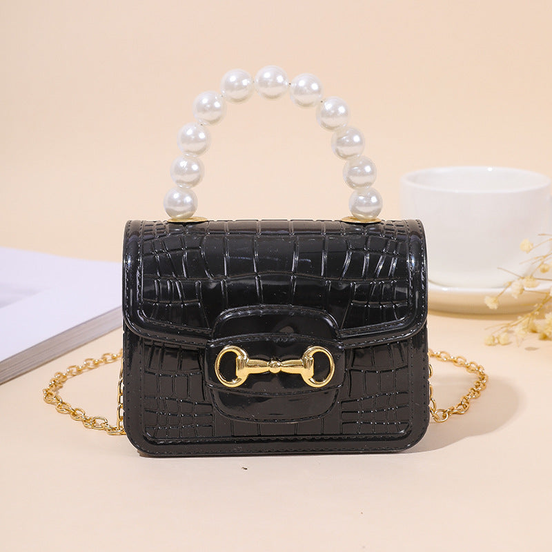 Women's Fashion Pearl Chain Portable Mini Pouch Children's Coin Purse