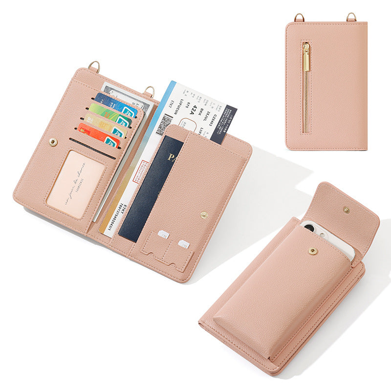 Sacs de téléphone portable simples de grande capacité pour passeport mobile pour femmes