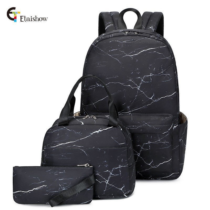 Three-piece Starry Sky Iti Printing Primary Elementary School Students' Schoolbags