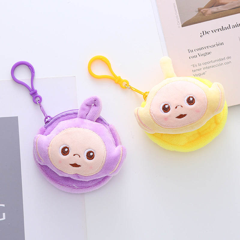 Color Doll Hairstyle Mini Storage Small Pendant Bags