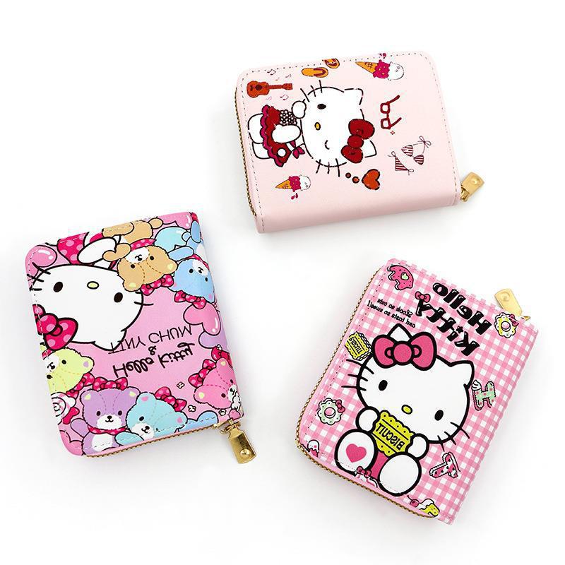 Women's Spring Fresh Sweet Cartoon Animation Leather Ladies Wallets