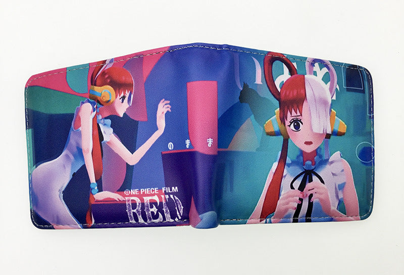 Piece Anime Peripheral Short Trendy Unique Ladies Wallets