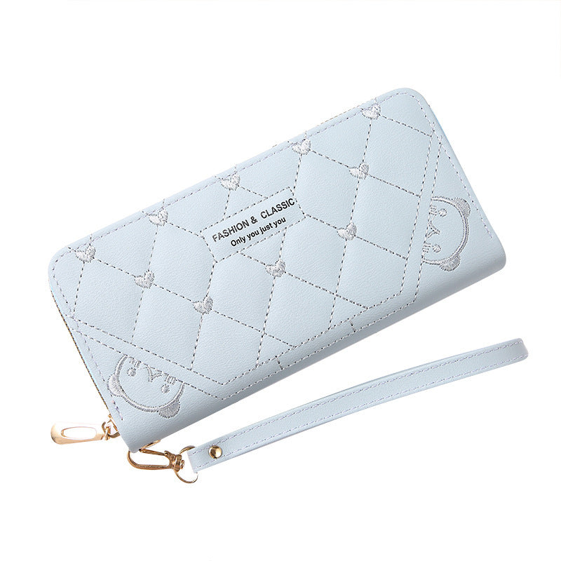 Women's Long Fashion Single Large Capacity Zipper Ladies Wallets