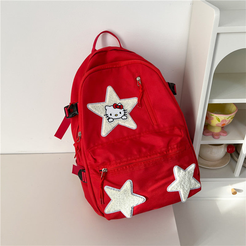 Women's Korean Style Simple High College Middle School Students' Schoolbags